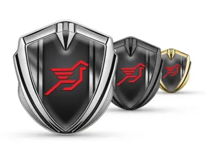 Hamann Cupolato Emblema Badge Disegno Lussuoso Finitura Lega